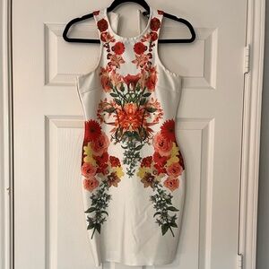 Floral bodycon dress